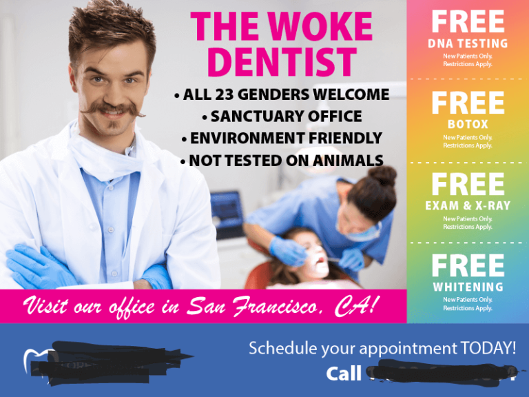 The Woke Dentist Postcard image