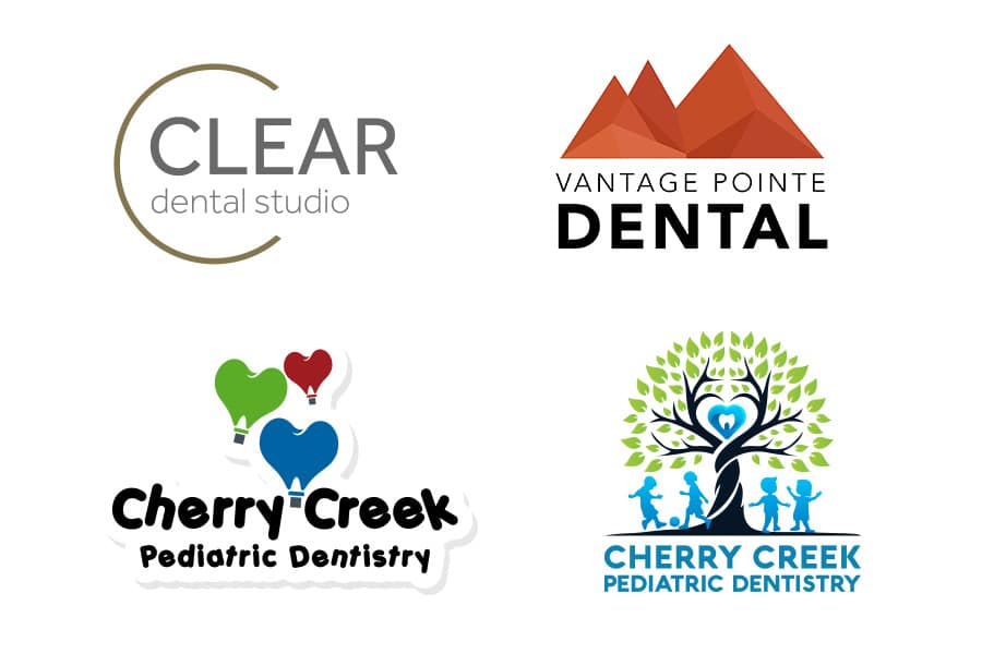 A Series of Dental Logos
