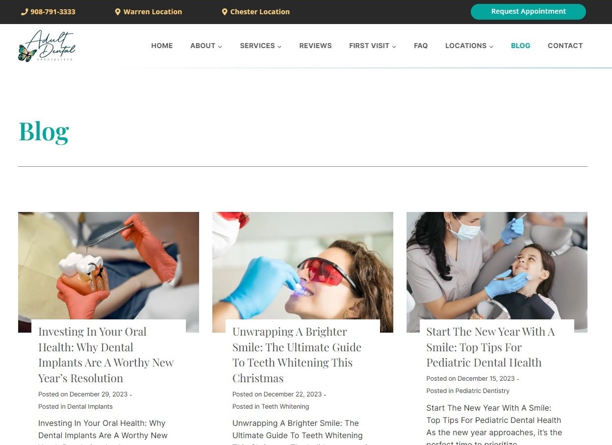 A Digital Makeover: Omni Premier Marketing's Transformation of Children's Dental Specialist and Adult Dentistry Website