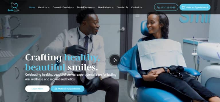 The Digital Makeover: How Omni Premier Marketing Revitalized Smile Design Studio’s Website